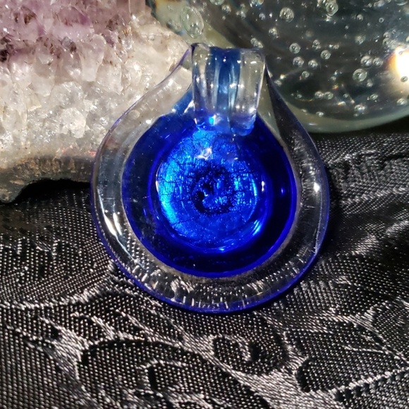 2 for $10 💙 Handmade Colorful Glass Pendant - Picture 3 of 4